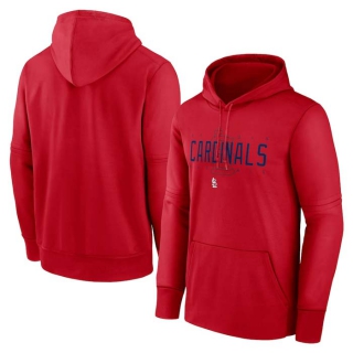 Men's MLB St. Louis Cardinals Nike Red Pregame Performance Pullover Hoodie