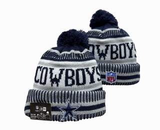 NFL Dallas Cowboys New Era Navy White Cuffed Beanies Knit Hat 3064