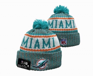 NFL Miami Dolphins New Era Aqua Cuffed Beanies Knit Hat 3052