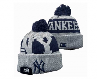 MLB New York Yankees New Era Gray Beanies Knit Hat 3019