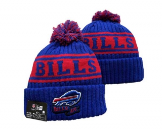 NFL Buffalo Bills New Era Royal Red 2022 Sideline Beanies Knit Hat 3063