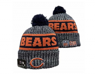 NFL Chicago Bears New Era Graphite 2023 Sideline Beanies Knit Hat 3055