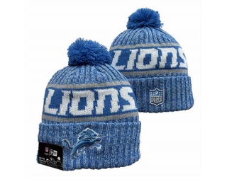 NFL Detroit Lions New Era Blue 2023 Sideline Beanies Knit Hat 3052