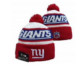 NFL New York Giants New Era Red White 2023 Sideline Beanies Knit Hat 3066