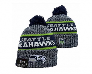 NFL Seattle Seahawks New Era Graphite 2023 Sideline Beanies Knit Hat 3057