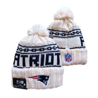 NFL New England Patriots New Era Cream Beanies Knit Hat 3059