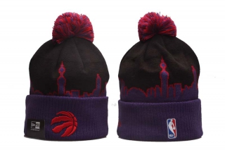 NBA Toronto Raptors New Era Black Purple 2022 Tip Off Beanies Knit Hat 5003