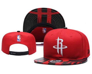 NBA Houston Rockets New Era Red 9FIFTY Snapback Hat 3017