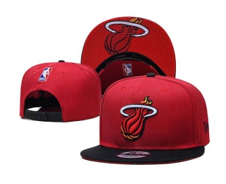 NBA Miami Heat New Era Red Black 9FIFTY Snapback Hat 2026