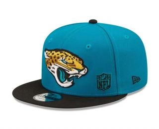 NFL Jacksonville Jaguars New Era Teal Black 9FIFTY Snapback Hat 2042