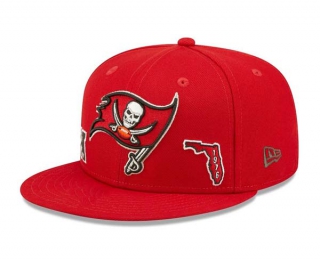 NFL Tampa Bay Buccaneers New Era Red Identity 9FIFTY Snapback Hat 2029