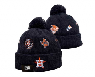 MLB Houston Astros New Era Navy Identity Cuffed Beanies Knit Hat 3009