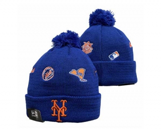 MLB New York Mets New Era Royal Identity Cuffed Beanies Knit Hat 3005