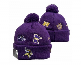 NFL Minnesota Vikings New Era Purple Identity Cuffed Beanies Knit Hat 3047