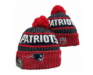 NFL New England Patriots New Era Pewter Red 2023 Sideline Tech Cuffed Beanies Knit Hat 3063