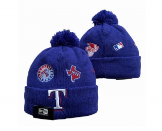 MLB Texas Rangers New Era Royal Identity Cuffed Beanies Knit Hat 3004