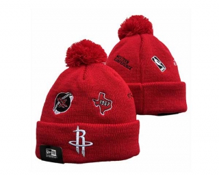 NBA Houston Rockets New Era Red Identity Cuffed Beanies Knit Hat 3005