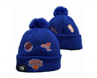 NBA New York Knicks New Era Royal Identity Cuffed Beanies Knit Hat 3009