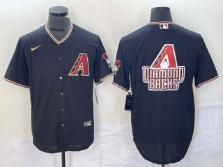 Men's MLB Arizona Diamondbacks Black Nike Cool Base Stitched Baseball Jersey (2)