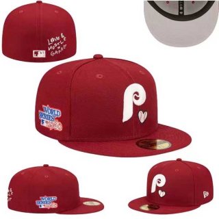 MLB Philadelphia Phillies New Era Maroon 1980 World Series 59FIFTY Fitted Hat 0502