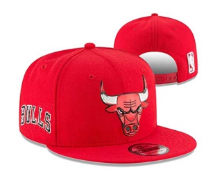 NBA Chicago Bulls New Era Red 9FIFTY Snapback Hat 3064