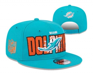 NFL Miami Dolphins New Era Aqua 2023 NFL Draft On Stage 9FIFTY Snapback Hat 3005