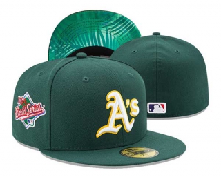 MLB Oakland Athletics New Era Green 1989 World Series 59FIFTY Fitted Hat 3002