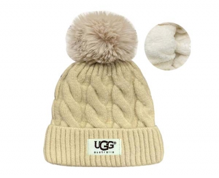 Wholesale UGG Beige Knit Beanie Hat 9016
