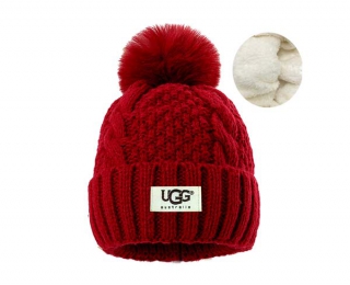 Wholesale UGG Burgundy Knit Beanie Hat 9023