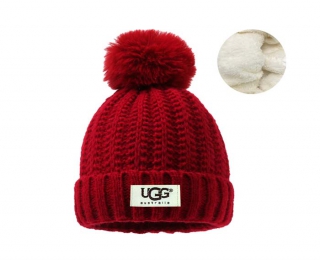 Wholesale UGG Burgundy Knit Beanie Hat 9024