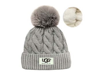 Wholesale UGG Gray Knit Beanie Hat 9030