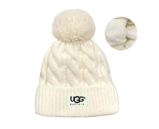 Wholesale UGG White Knit Beanie Hat 9044