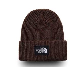 Wholesale The North Face Brown Knit Beanie Hat 9008