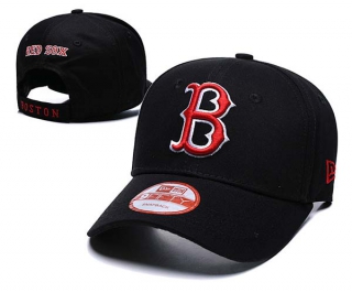 MLB Boston Red Sox New Era Black Curved 9FIFTY Snapback Hat 2049