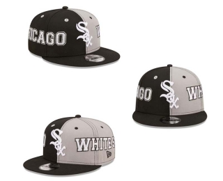 MLB Chicago White Sox New Era Black Gray 9FIFTY Snapback Hat 2051