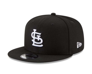 MLB St. Louis Cardinals New Era Black 9FIFTY Snapback Hat 2023