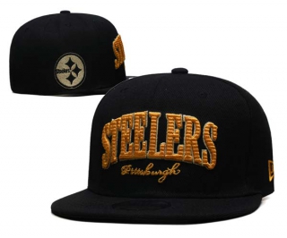 NFL Pittsburgh Steelers New Era Black 9FIFTY Snapback Hat 6041