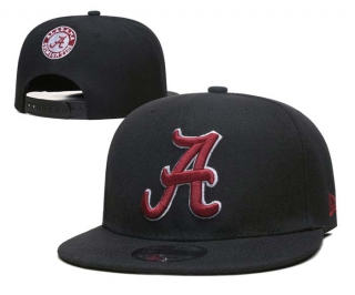 NCAA College Alabama Crimson Tide New Era Black Snapback Hat 6011