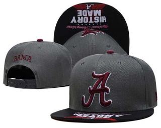 NCAA College Alabama Crimson Tide New Era Gray Snapback Hat 6013