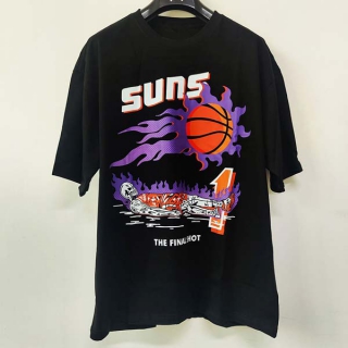 Men's Warren Lotas x NBA Phoenix Suns Black Short sleeves Tee Shirt (1)