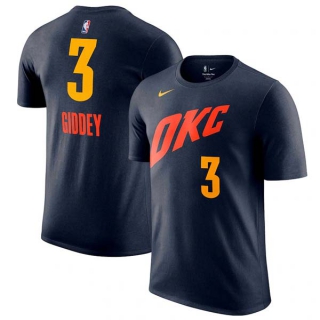 Men's Oklahoma City Thunder Josh Giddey Nike Navy 2023-24 City Edition T-Shirt