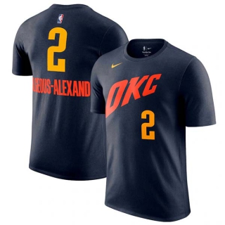 Men's Oklahoma City Thunder Shai Gilgeous-Alexander Nike Navy 2023-24 City Edition T-Shirt