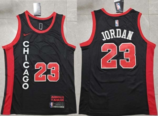 Men's Chicago Bulls Michael Jordan Nike Black 2023-24 Swingman City Edition Jersey