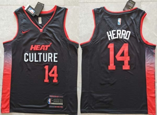 Men's Miami Heat Tyler Herro Nike Black 2023-24 Swingman City Edition Jersey