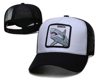 Wholesale Goorin Bros Shark White Black Trucker Snapback Hat 8053