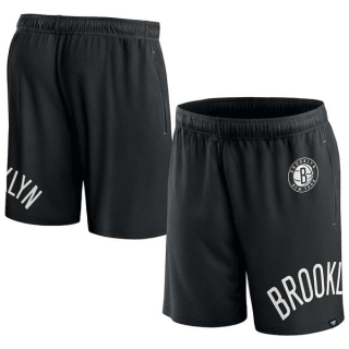 Men's NBA Brooklyn Nets Fanatics Branded Black Printed Shorts