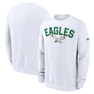 Men's NFL Philadelphia Eagles Nike Gray Retro Graphic Long Sleeve T-Shirt