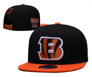 NFL Cincinnati Bengals New Era Black Orange AFC North 9FIFTY Snapback Hat 6012