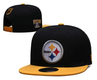 NFL Pittsburgh Steelers New Era Black Gold AFC North 9FIFTY Snapback Hat 6043