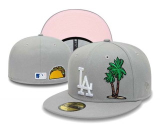 MLB Los Angeles Dodgers New Era Gray 59FIFTY Fitted Hat 3007